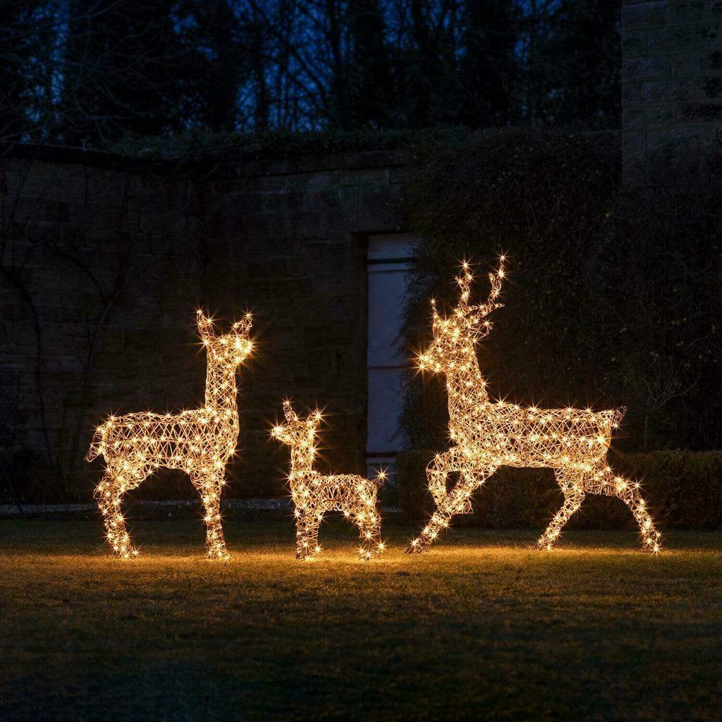 LED Rendierenfamilie. Mooie Set Van 3 Stuks Led Rendieren., Diversen, Ophalen of Verzenden, Nieuw
