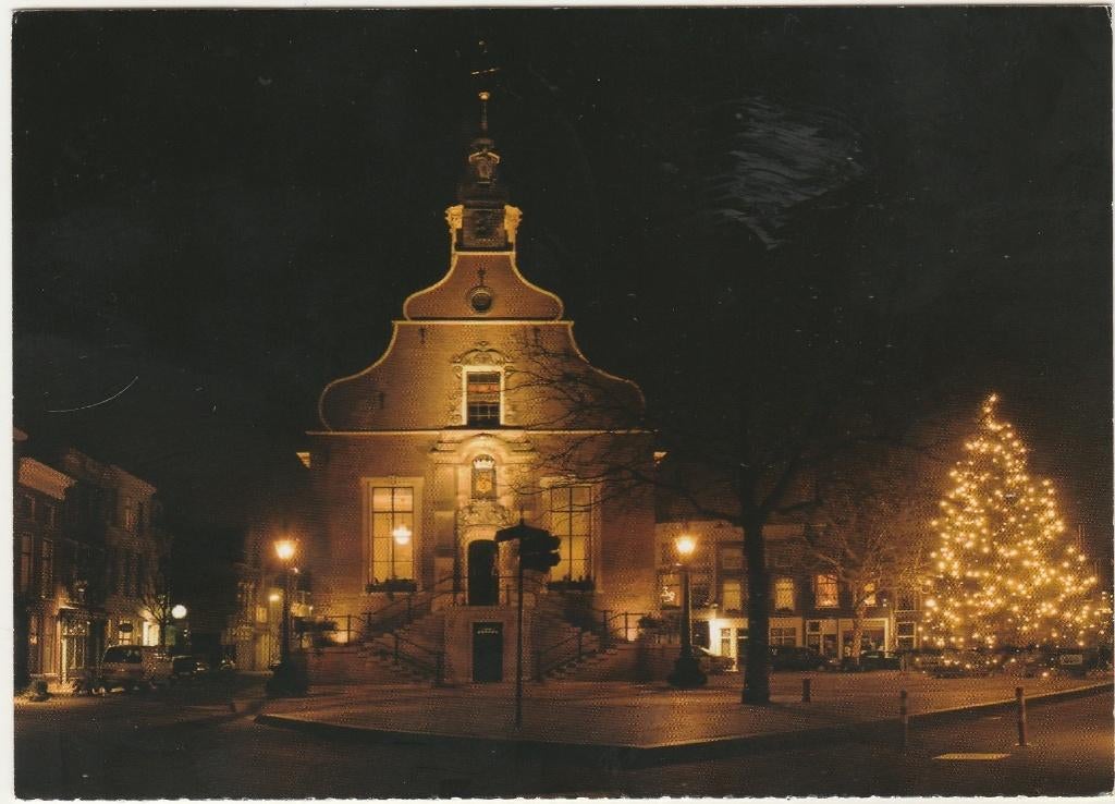 SCHIEDAM Stadhuis Avond, Verzenden, 1980 tot heden, Ongelopen, Zuid-Holland