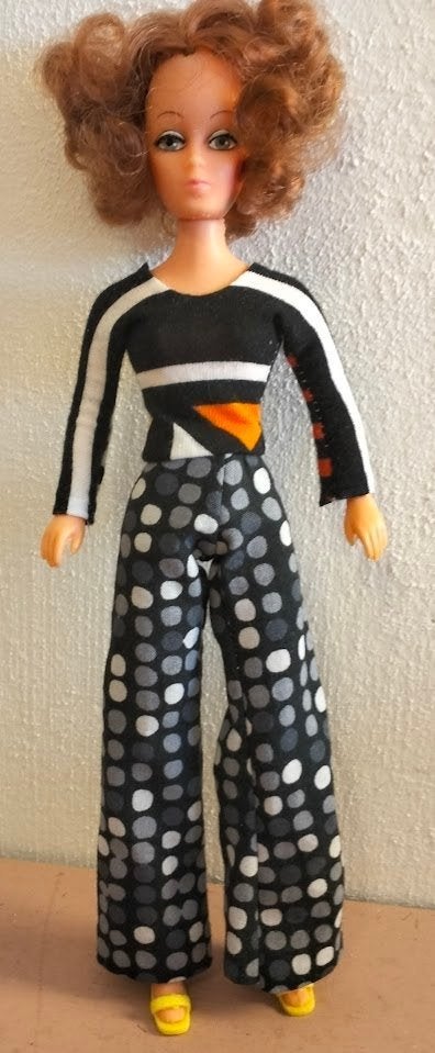 9"disco girl doll fashion by  A.R.O, Verzenden, Nieuw, Fashion Doll
