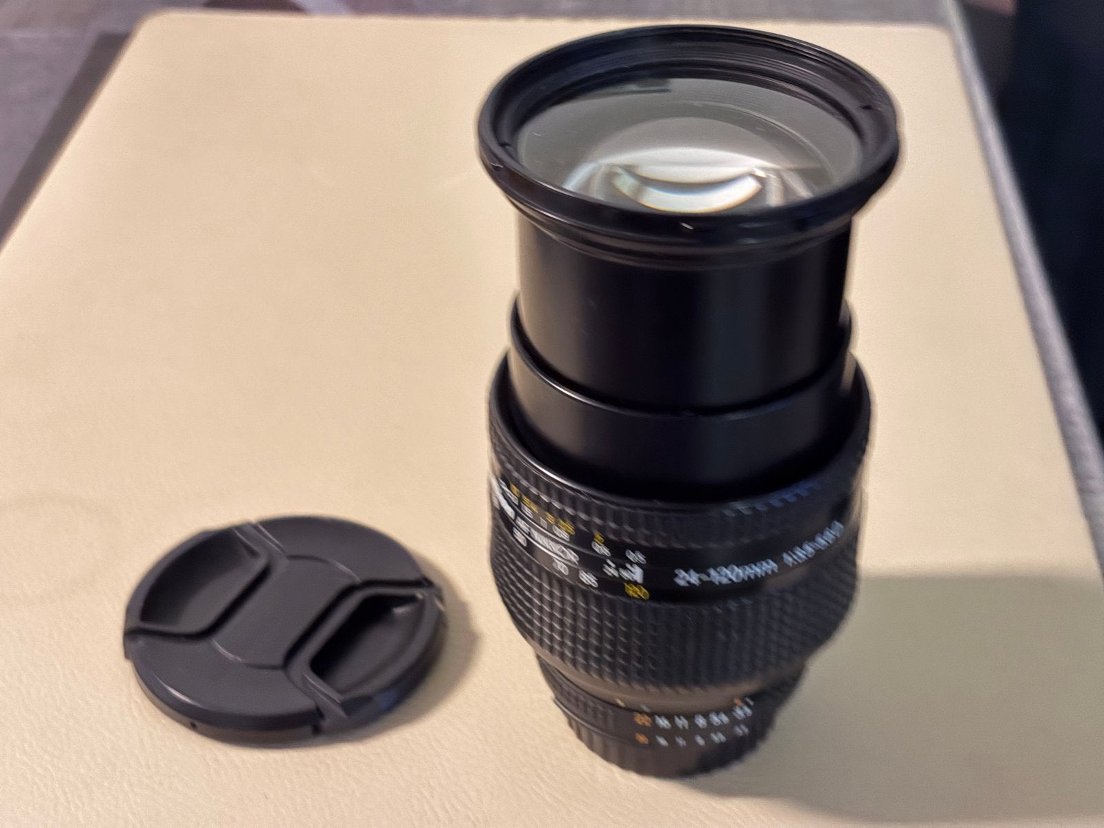Nikon AF Nikkor 24-120mm f/3.5-5.6D 'Walkabout' Lens, Audio, Tv en Foto, Gebruikt, Autofocus, Nikon, Nikon F-mount