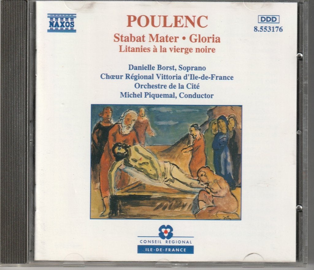 Francis Poulenc, Stabat mater en Gloria, Ophalen of Verzenden, Modernisme tot heden, Gebruikt, Vocaal