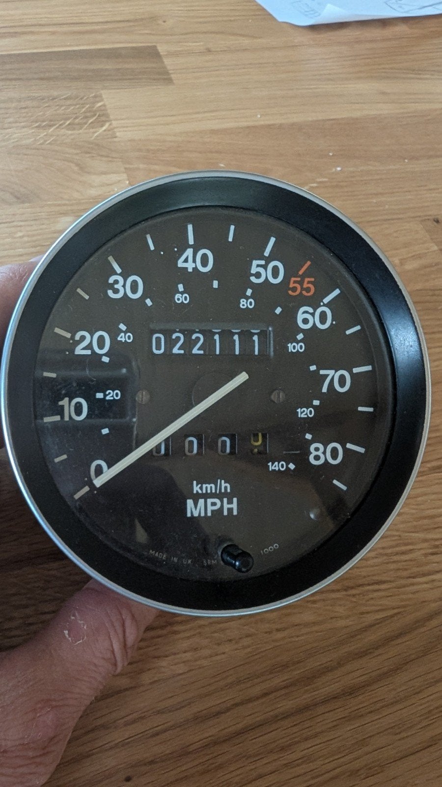 MG Speedometer Morris Snelheidsklok, Auto-onderdelen, Ophalen, Nieuw, MG