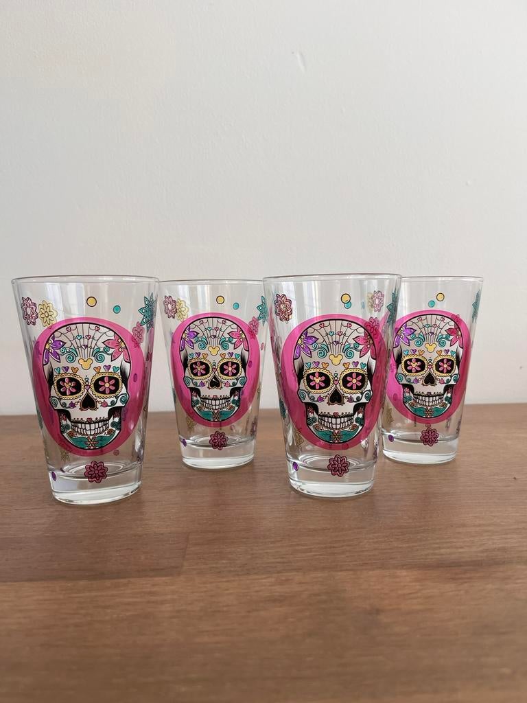 Nieuw! Disney Coco dag van de doden glazen set, Verzamelen, Ophalen of Verzenden, Overige figuren, Nieuw, Servies