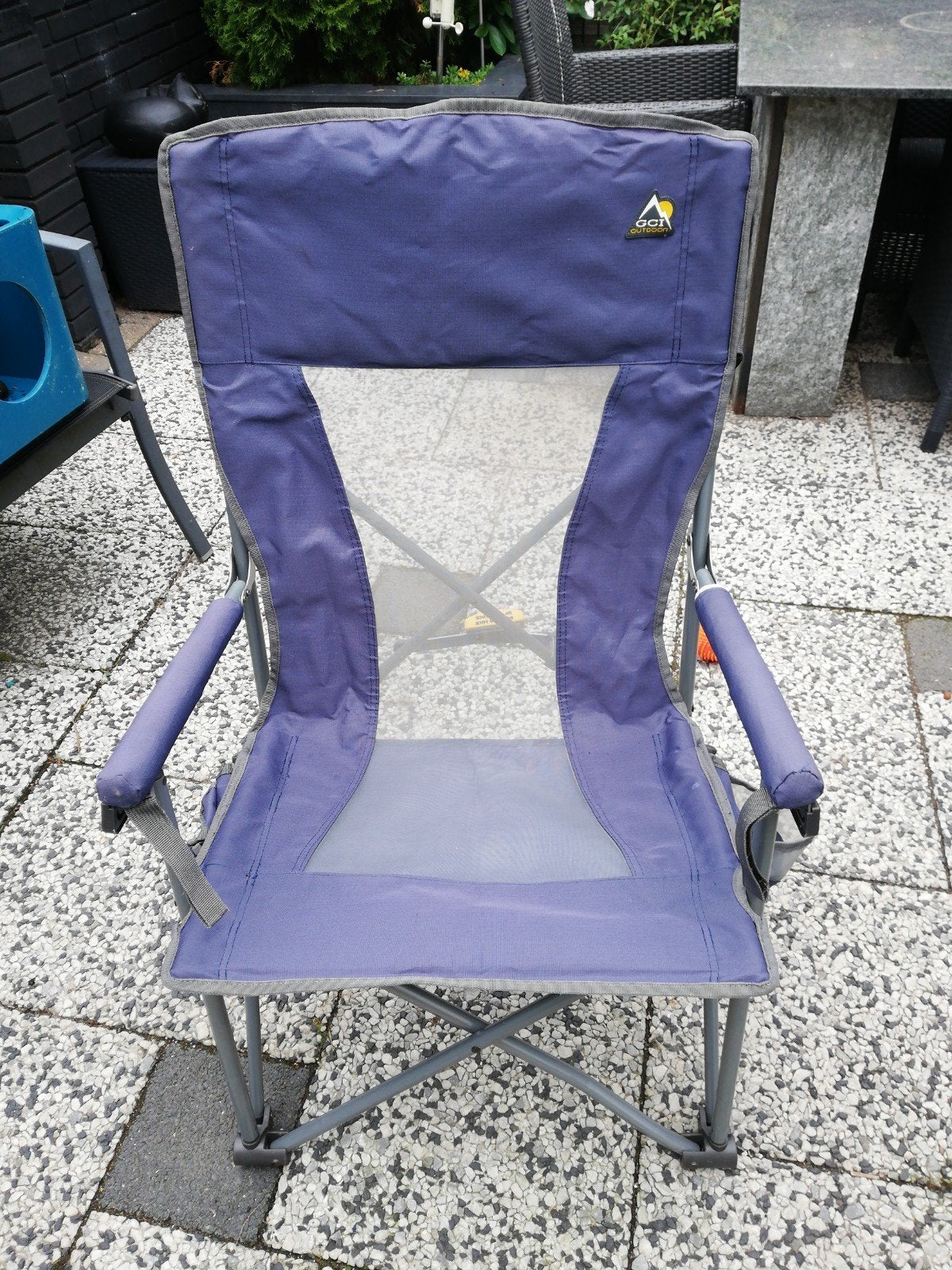 Te koop 2 x opvouwbare camping stoel GCI outdoor,, Ophalen, Zo goed als nieuw, Campingstoel