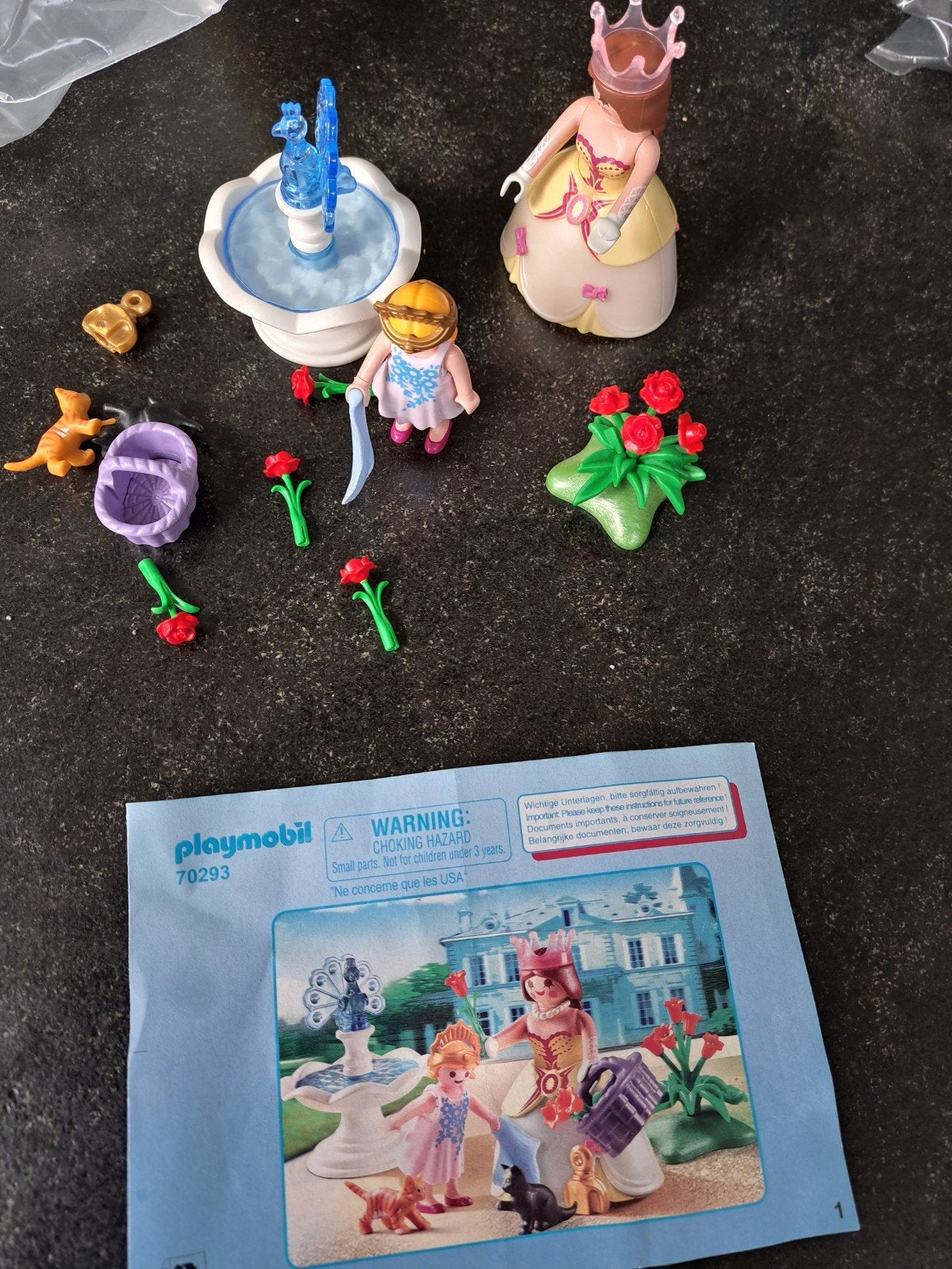 Playmobil 70293 Prinses met fontein en accessoires, Complete set, Ophalen of Verzenden, Zo goed als nieuw, Princess