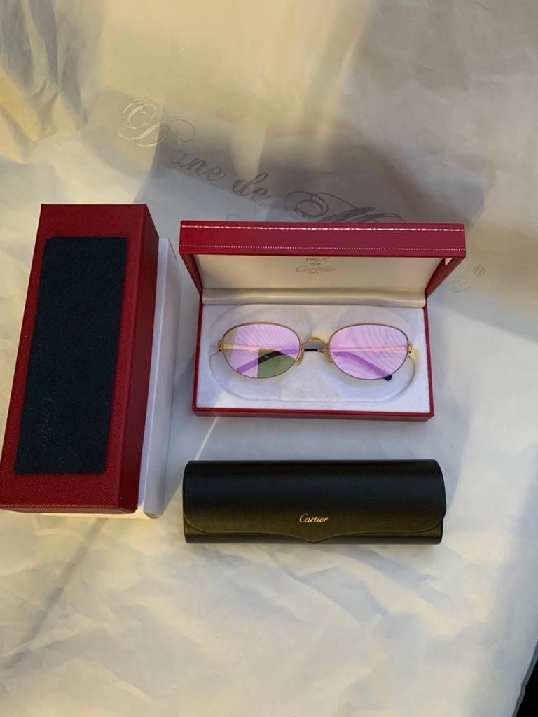 Cartier met robijnen 22k, Overige merken, Zonnebril, Nieuw, Ophalen of Verzenden