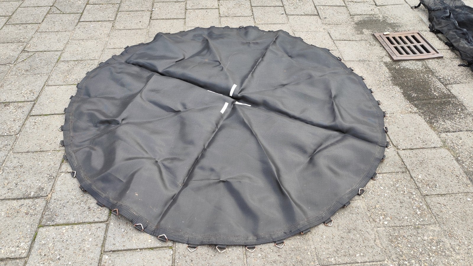 Trampoline met zijnet - 240 cm doorsnede, Ophalen, Gebruikt