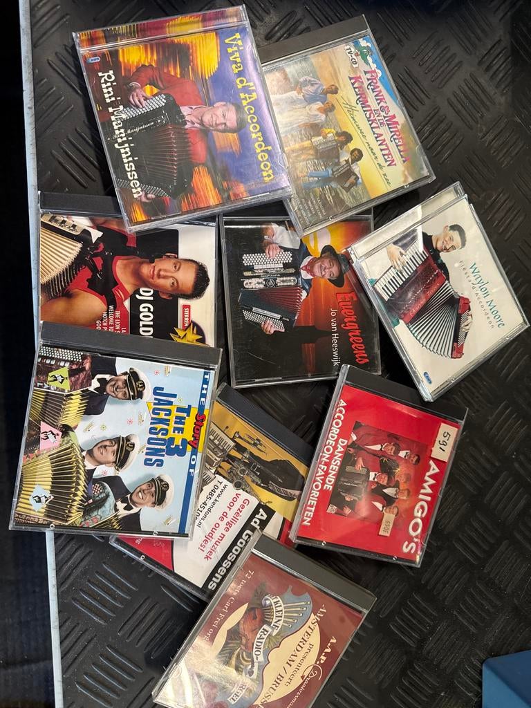 Grote collectie accordeonist cd's - 62 stuks, Ophalen, Gebruikt