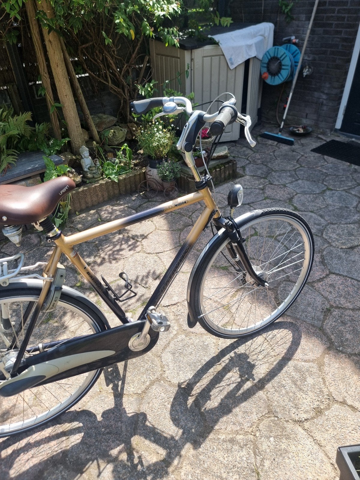 Batavus Adagio heren fiets- Gebruikt, Velgrem, Versnellingen, Batavus, Ophalen of Verzenden