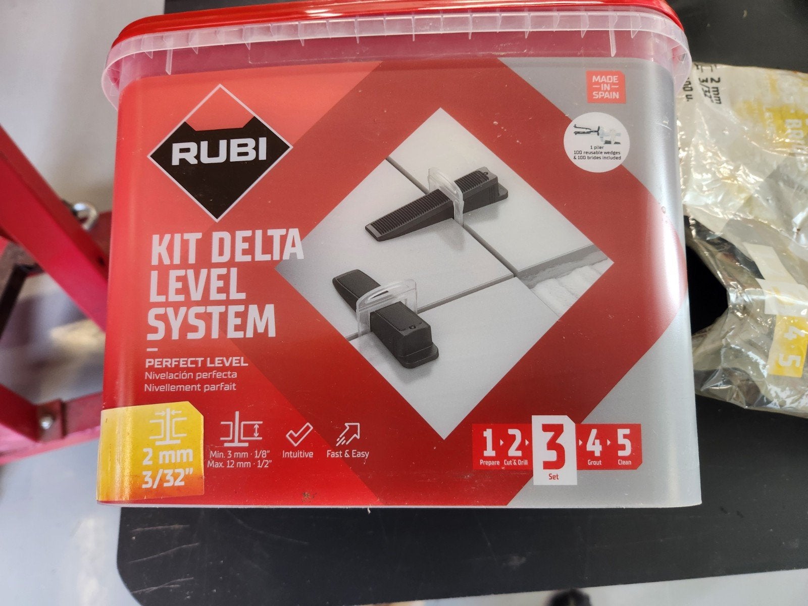 Rubi Delta Level System tegel levelling set, Ophalen, Gebruikt, Overige materialen, Overige typen