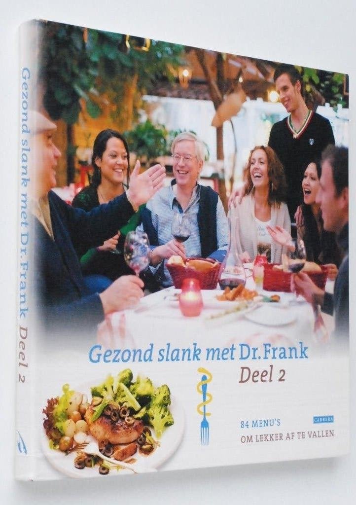 Gezond Slank met Dr Frank - 84 Menu's om Lekker Af te Vallen, Boeken, Kookboeken, Verzenden, Hoofdgerechten, Zo goed als nieuw