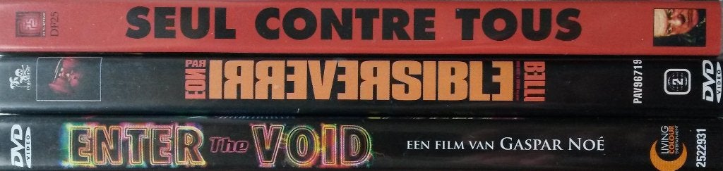 Seul contre tous, Irreversible, Enter the void - Gaspar Noe, Vanaf 16 jaar, Verzenden, Zo goed als nieuw, Frankrijk