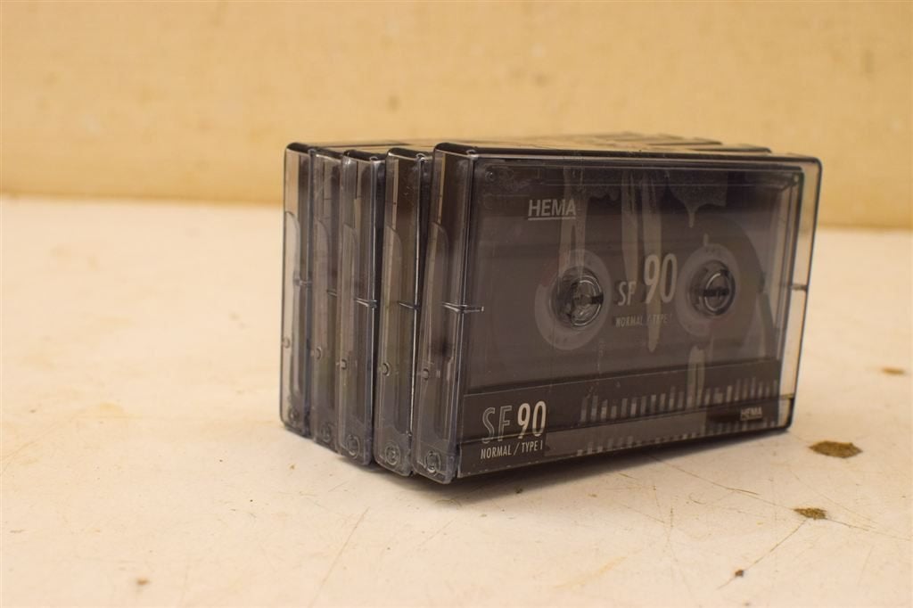 5 stuks hema cassettebandjes 46975, Ophalen of Verzenden, Gebruikt, Overige genres, 1 bandje