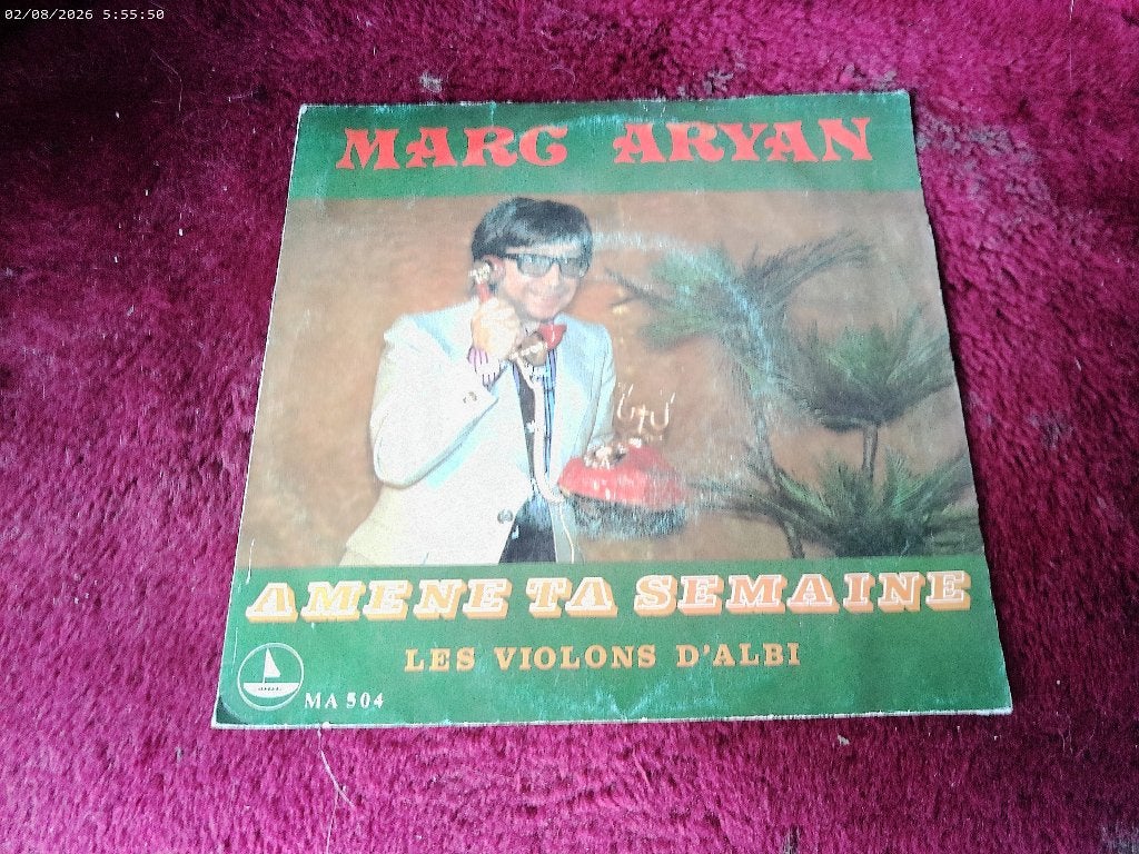 Marc Aryan - Amene ra Semaine, Cd's en Dvd's, Gebruikt, Fotohoes, 7 inch, Ophalen of Verzenden
