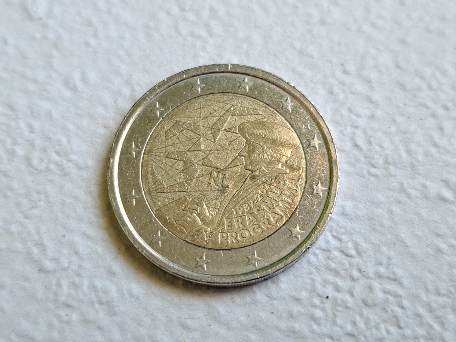 2 euro cc Nederland 35 jaar Erasmus Programma 2022, Ophalen of Verzenden, Overige landen, 2 euro