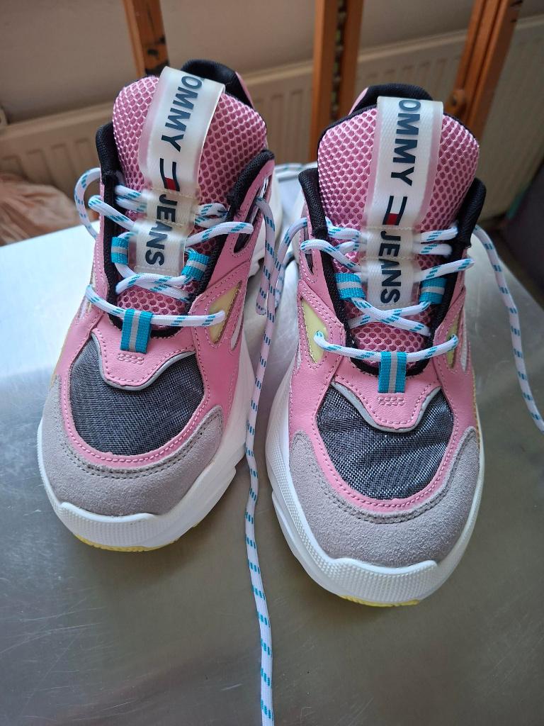 Sport schoenen van Tommy Jeans maat 37, Ophalen of Verzenden, Roze, Tommy Jeans, Sneakers of Gympen