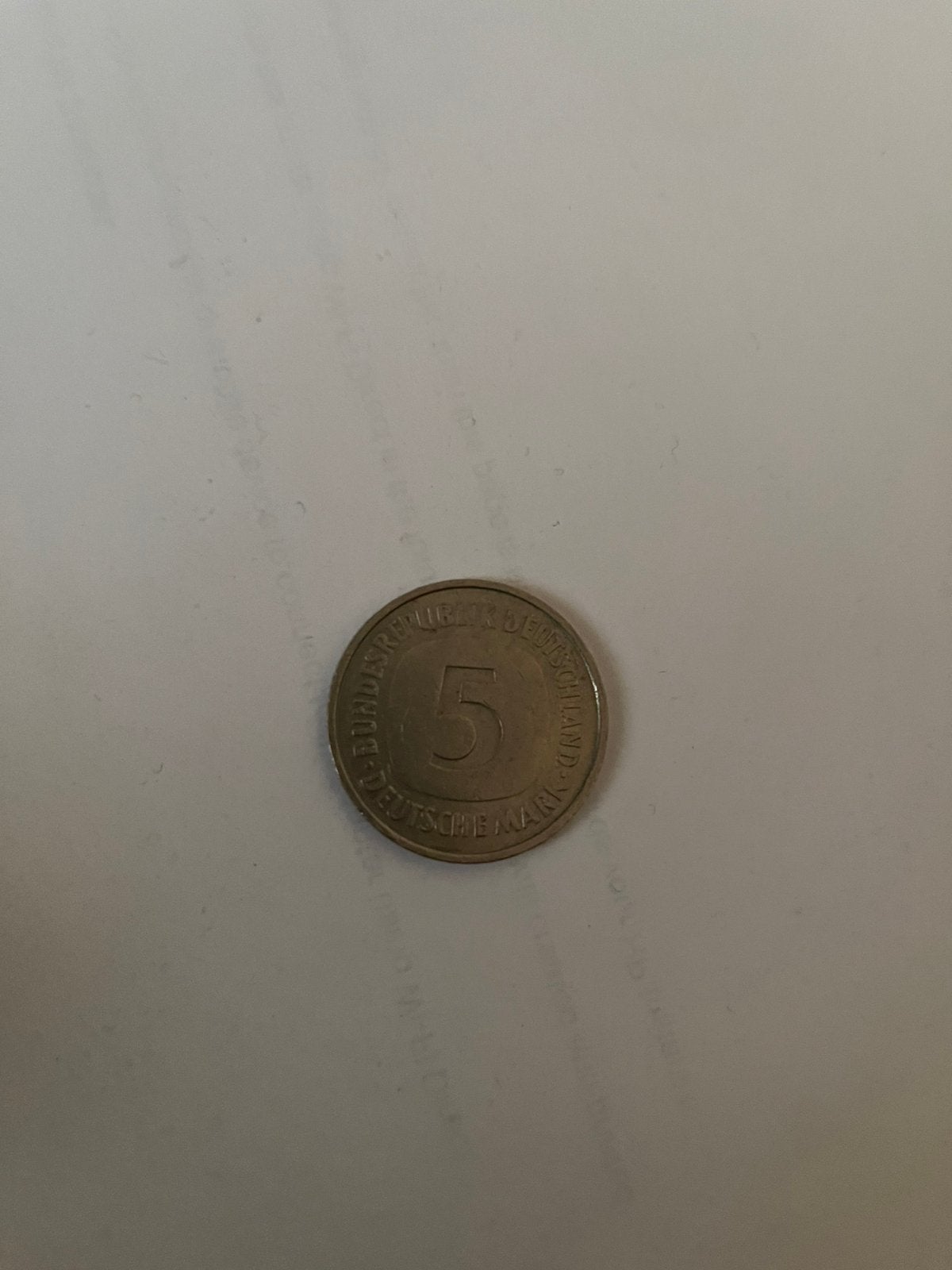 5 Mark 1975 F Duitsland, Postzegels en Munten, Munten | Europa | Niet-Euromunten, Ophalen of Verzenden, Duitsland, Losse munt