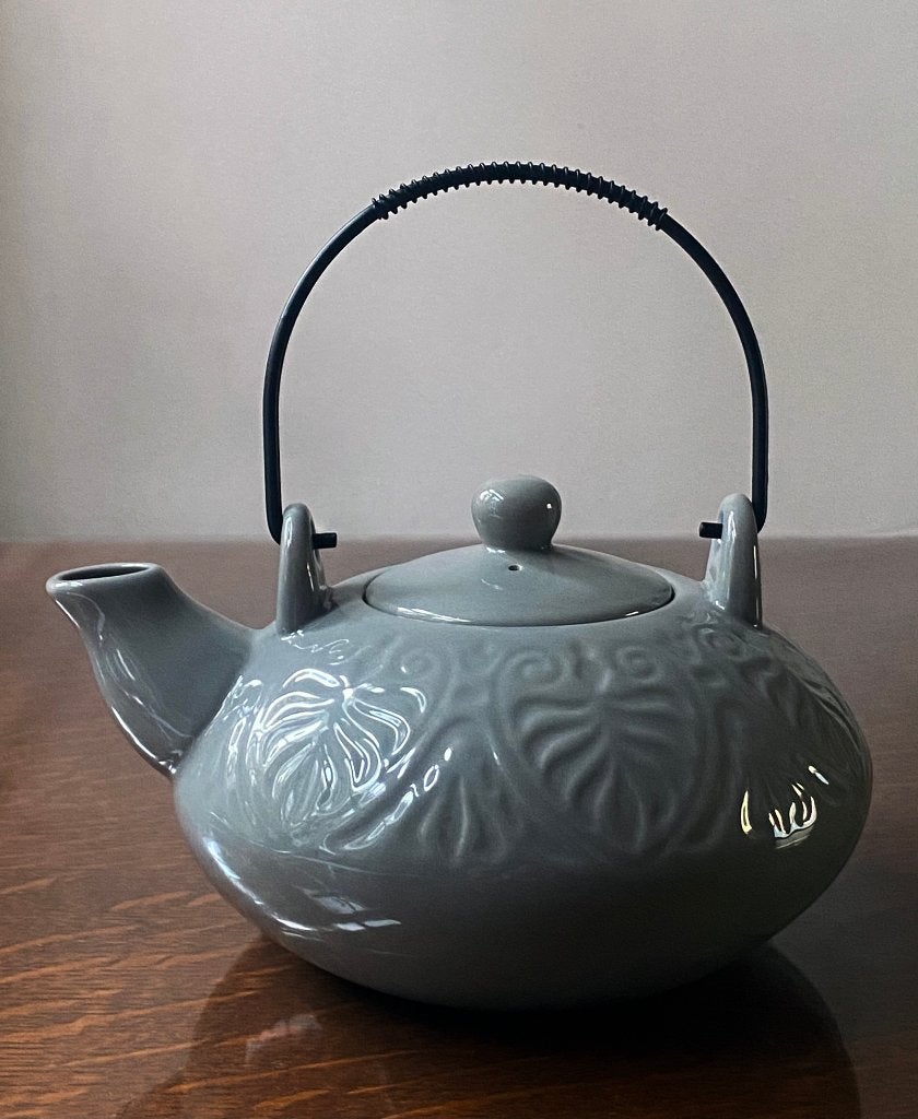 Vintage keramische theepot van Riverdale, Aziatisch, Overige merken, Keramiek, Ophalen of Verzenden