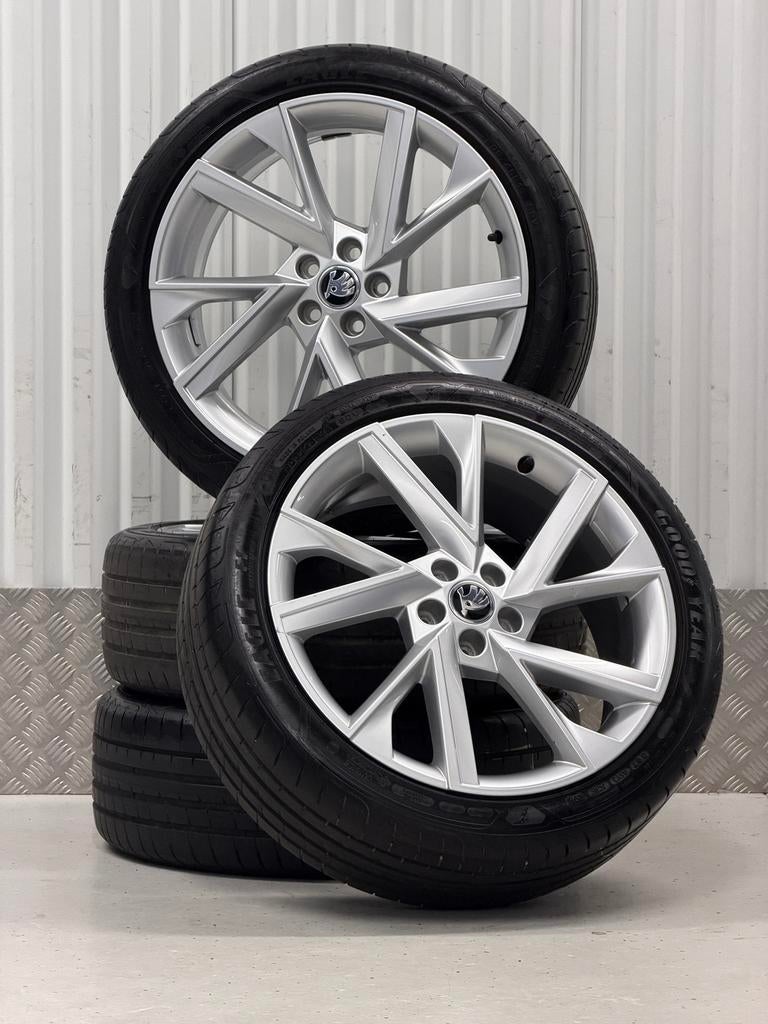 Skoda Scala 18inch Velgen , Kamiq 5x100, Auto-onderdelen, Banden en Velgen, Ophalen, 18 inch, Gebruikt, Banden en Velgen