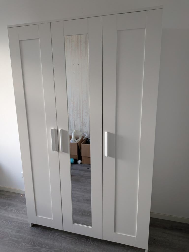 Wardrobe ikea Brimnes white, 117x50x190, Ophalen