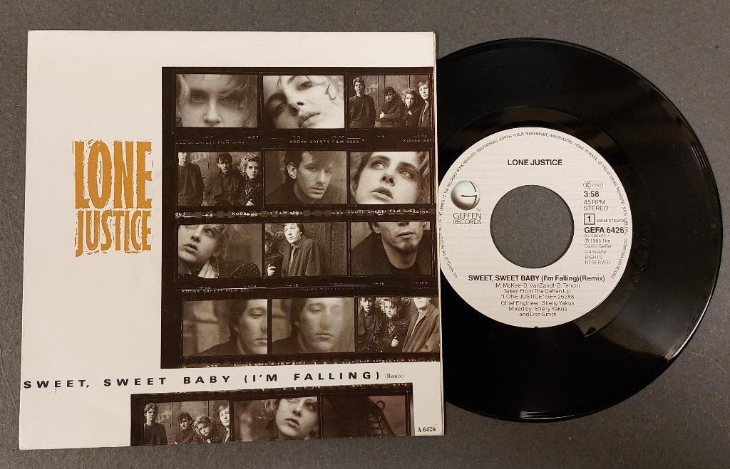 Lone Justice VINYL SINGLE Sweet sweet baby 1985 NIEUW, Fotohoes, Verzenden, Zo goed als nieuw, Pop