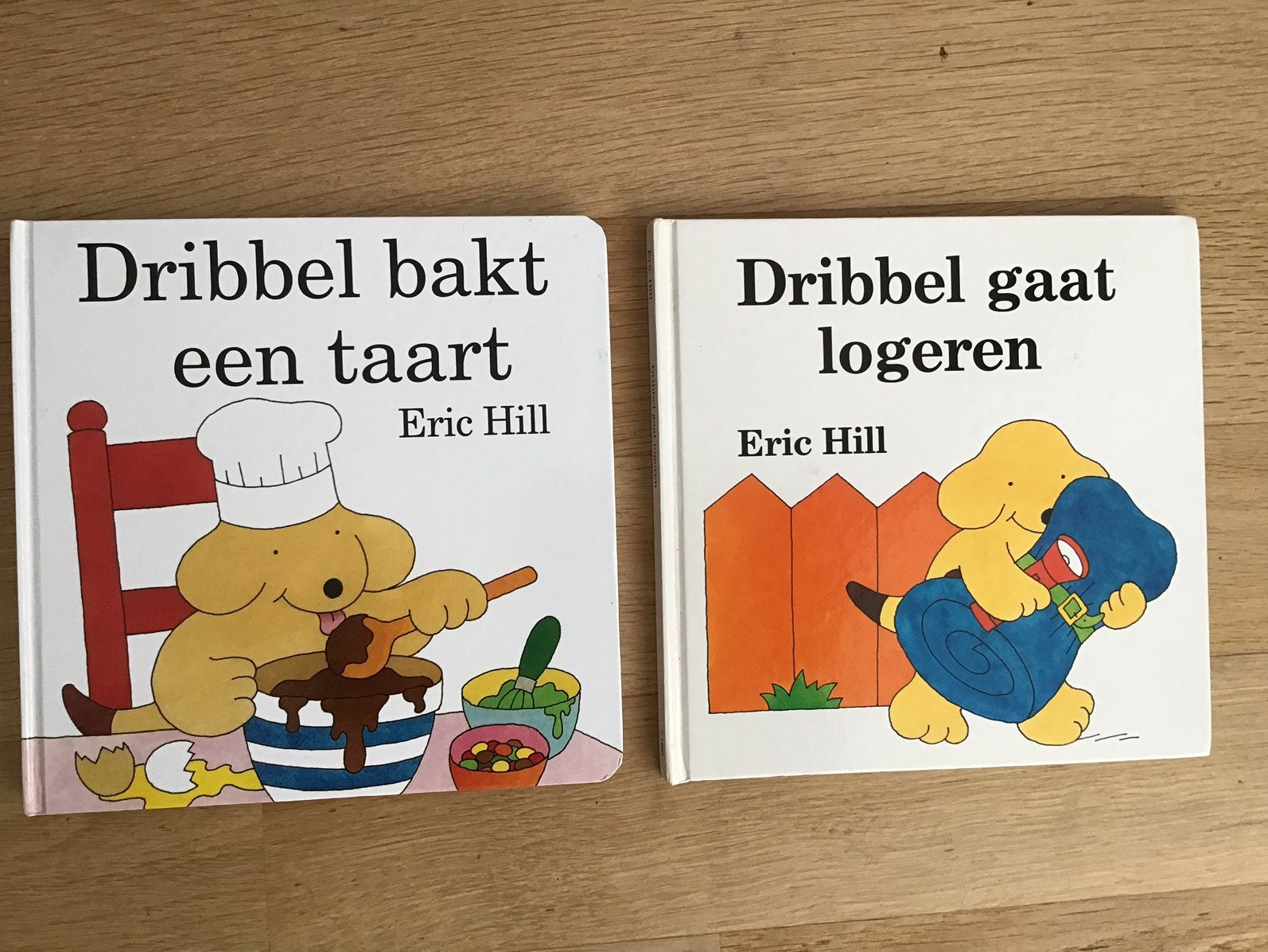 2 x Dribbel boekjes - Eric Hill., Ophalen of Verzenden, Zo goed als nieuw, 3 tot 4 jaar
