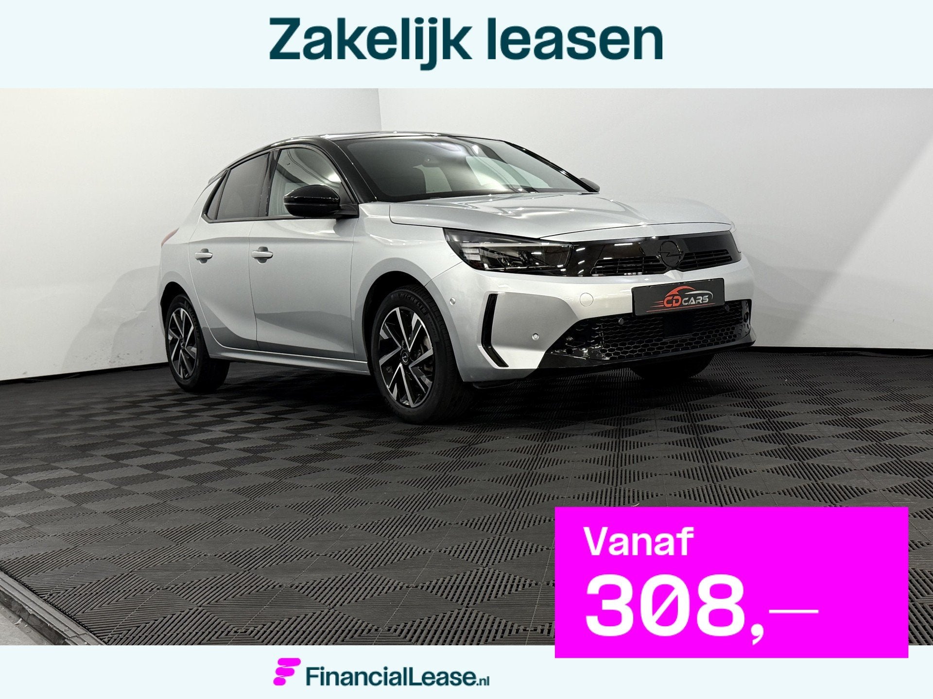 Opel Corsa 1.2 Turbo GS Panoramadak, Camera, Navi, Keyless s, Gebruikt, 1199 cc, 1133 kg, Leder en Stof