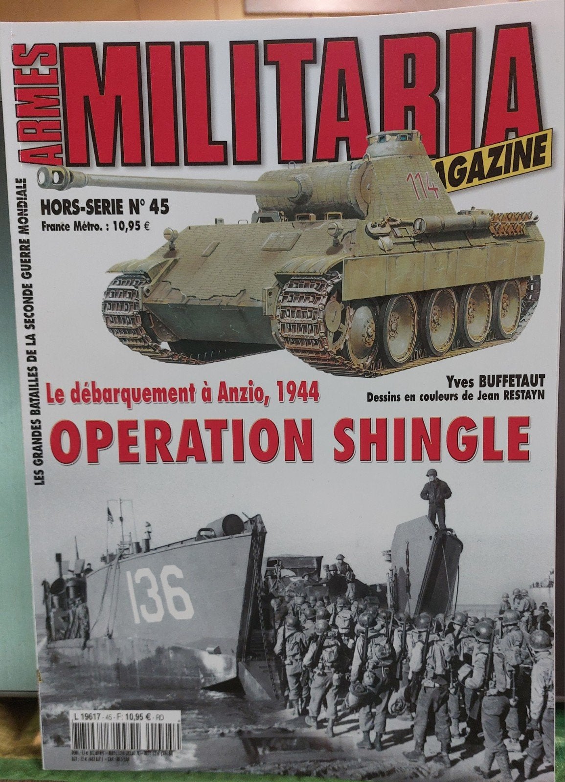 Militaria Magazine: Operatie Shingle Anzio 1944, Yves Buffetaut, Ophalen of Verzenden, Algemeen, Tweede Wereldoorlog