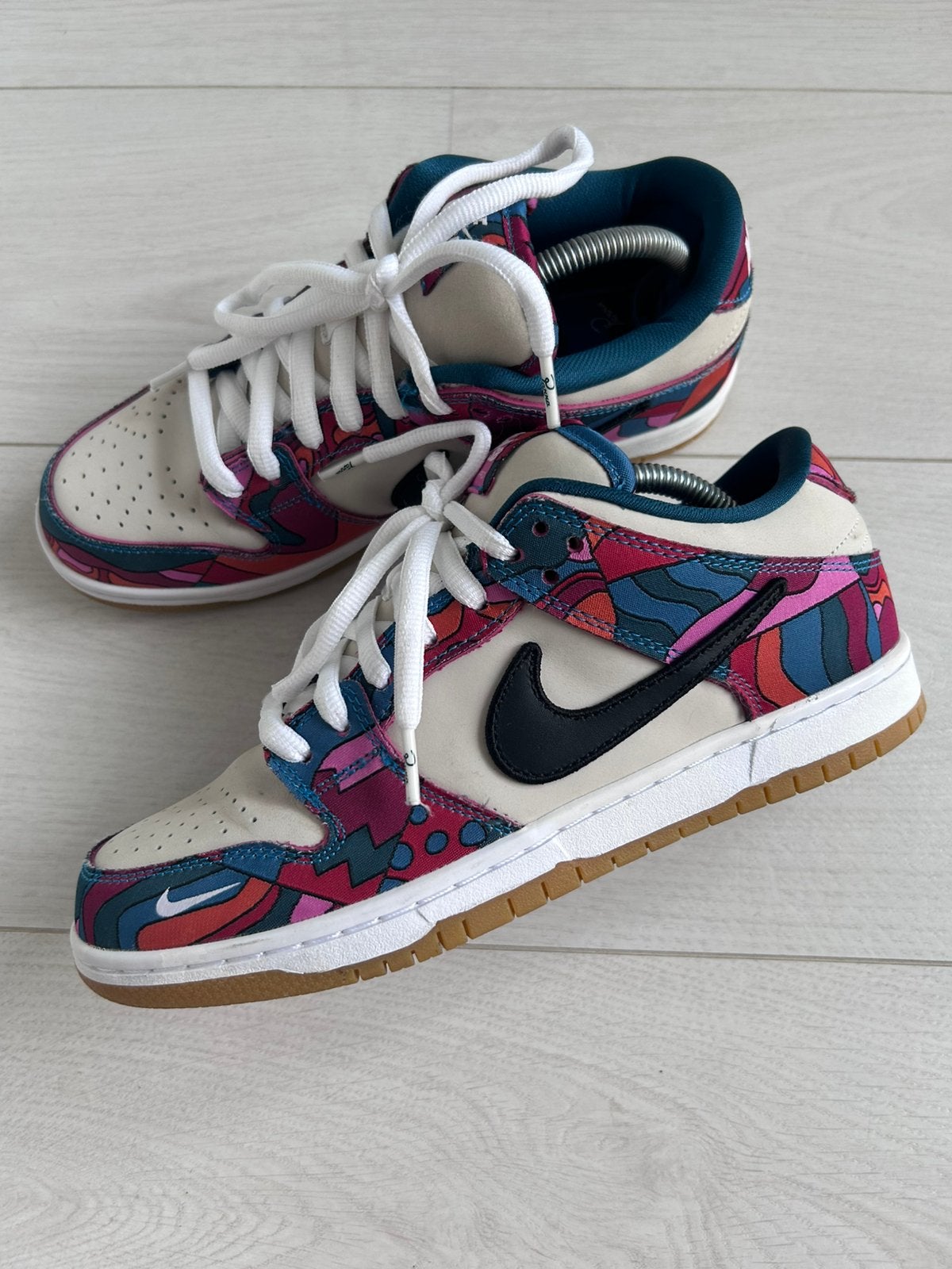 Nike SB Dunk Low Parra maat 40,5, Overige kleuren, Ophalen of Verzenden, Sneakers of Gympen, Gedragen