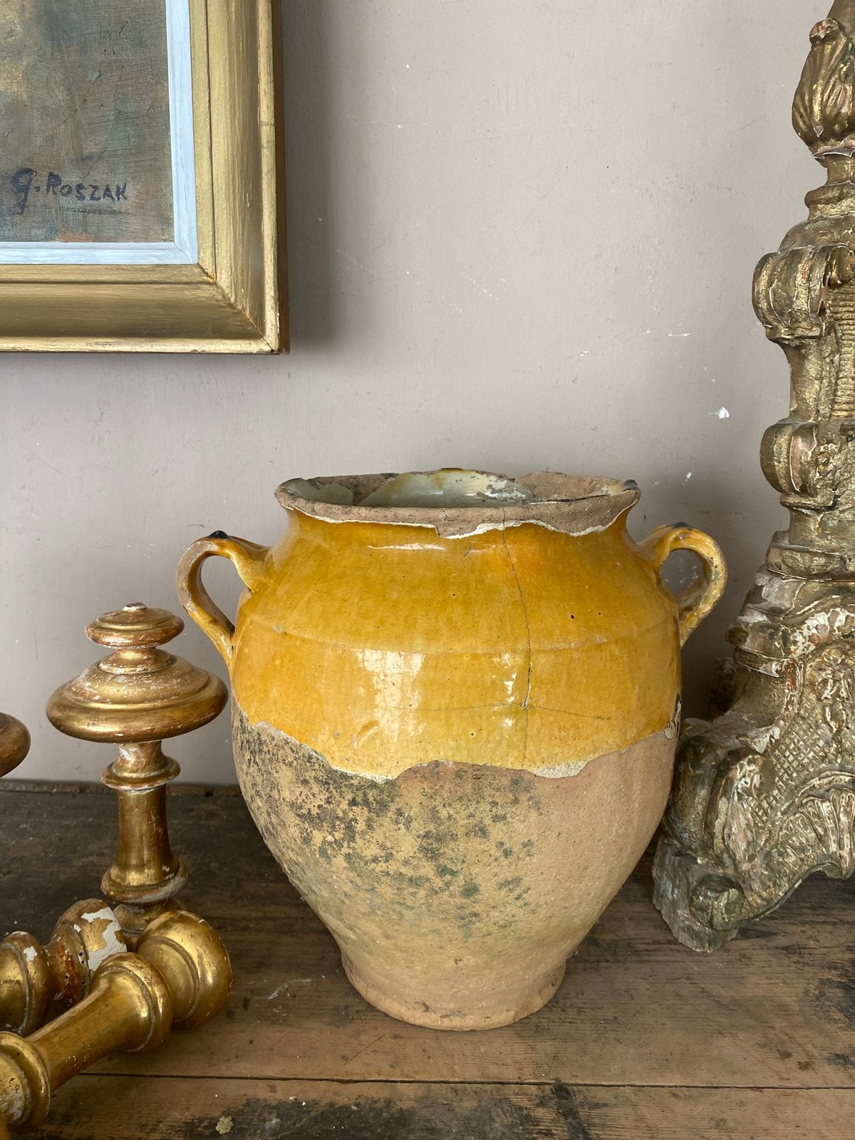 Antiek franse confit pot, Ophalen of Verzenden