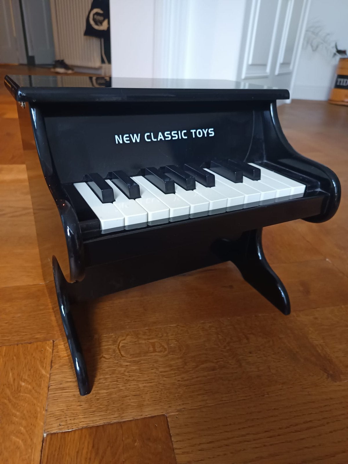 New Classic Toys Kinderpiano Zwart, Kinderen en Baby's, Speelgoed | Houten speelgoed, Ophalen, Gebruikt, Overige typen