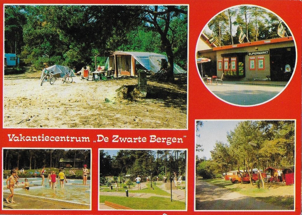 Luyksgestel vakantiecentrum gelopen ansichtkaart ( 1556, Ophalen of Verzenden, 1960 tot 1980, Gelopen