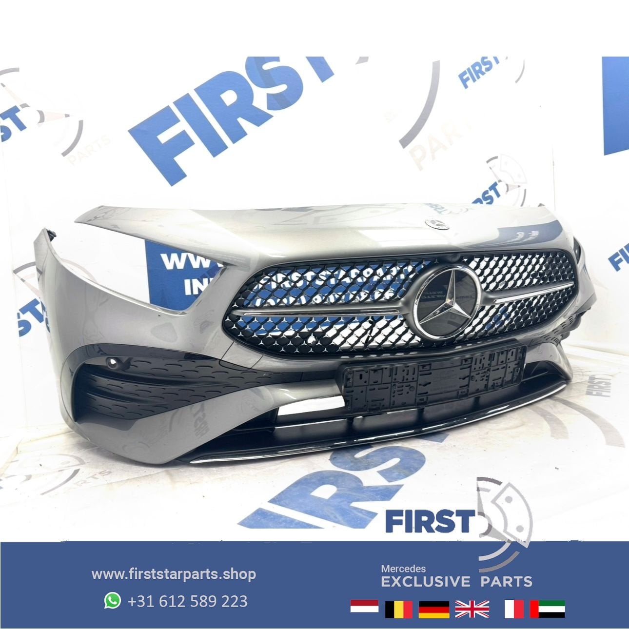 W177 FACELIFT BUMPER AMG A1778858705 VOORBUMPER COMPLEET 202, Auto-onderdelen, Gebruikt, -, Voor, Ophalen of Verzenden