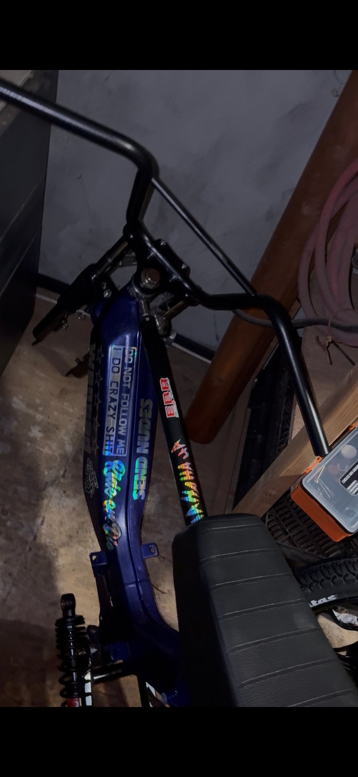 74cc airsal bewerkt met of zonder frame, Ophalen, Zo goed als nieuw, Kickbike