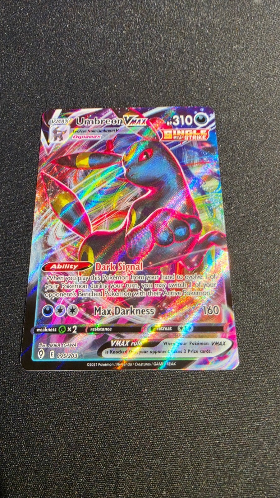 Pokémon Kaart: Umbreon VMAX (Alternate Art), Hobby en Vrije tijd, Verzamelkaartspellen | Pokémon, Ophalen of Verzenden, Zo goed als nieuw