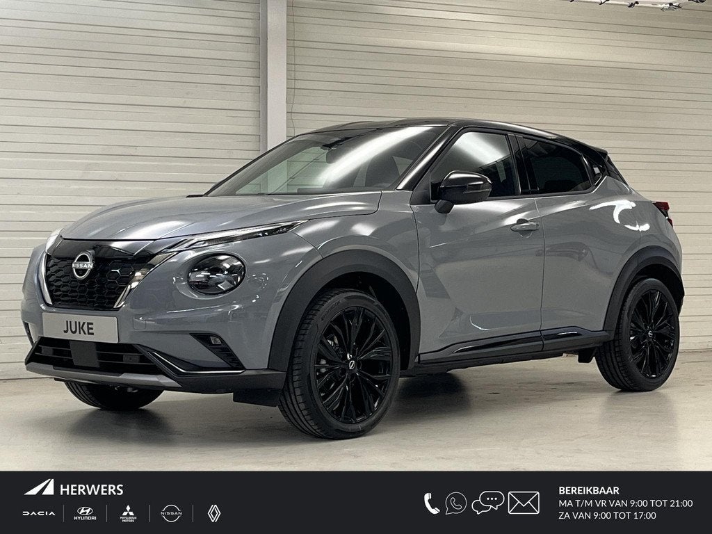 Nissan Juke 1.6 Hybrid N-Sport / Stoelverwarming/Stuurverwar, Auto's, Nissan, Bedrijf, Te koop, Juke, 360° camera, ABS, Achteruitrijcamera