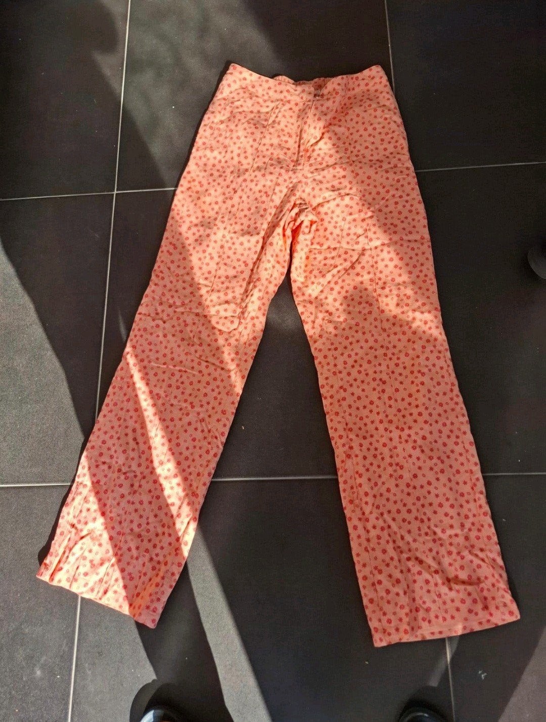 Lofty Manner Zachte Broek met Bloemenprint - Perzik/Roze, Lofty Manner, Ophalen of Verzenden, Roze, Maat 36 (S)