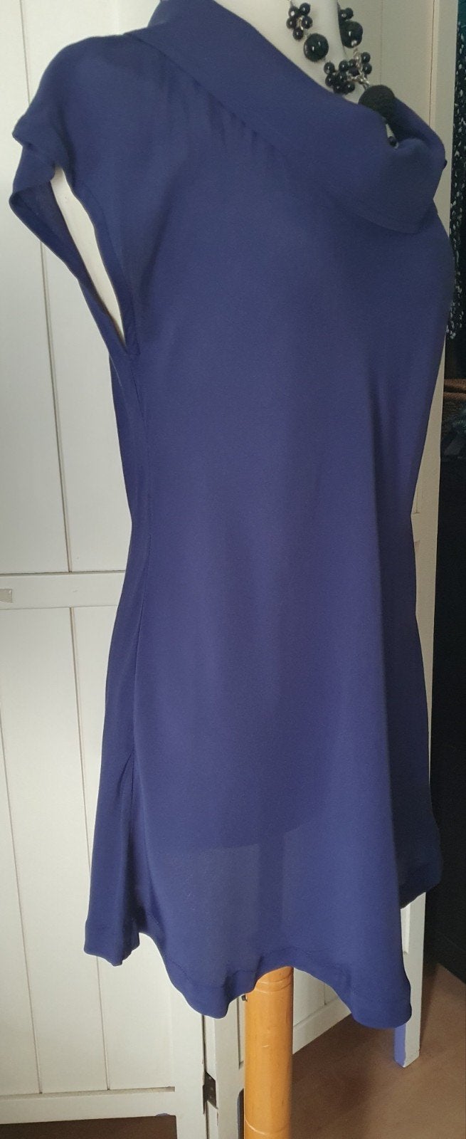 Masai top, Verzenden, Zo goed als nieuw, Blauw, Zonder mouw