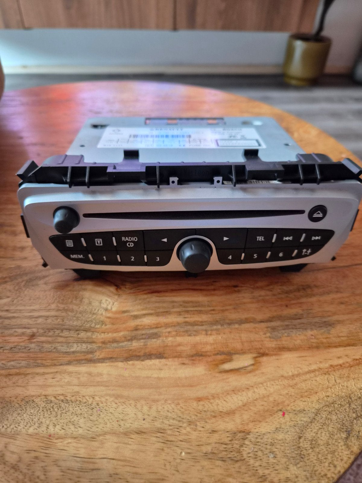 Orginele Renault Twingo radio met frontje, Auto diversen, Ophalen, Gebruikt