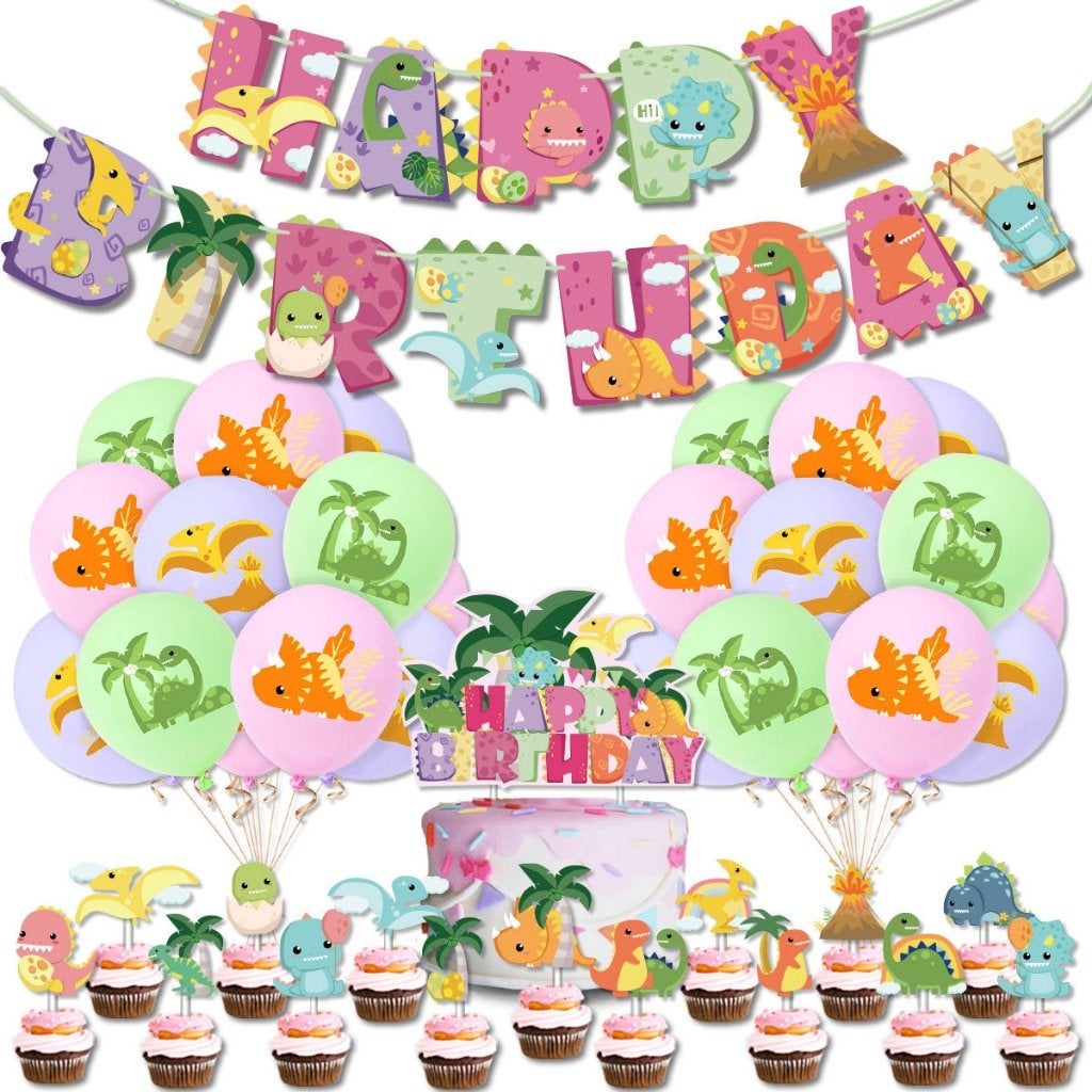 Dinosaur / Dinosaurus / Dino - Verjaardag Decoratie Birthday, Versiering, Contact@gatesgroup.nl, Verjaardag, Ophalen of Verzenden