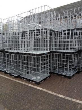 IBC kooien, Minder dan 3 m³, Ophalen, Eikenhout, Blokken