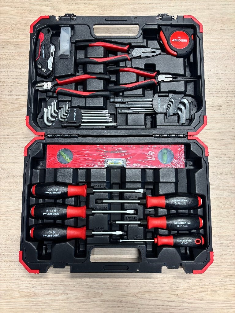 Gedore RED Gereedschapsset 43-Delig  – R38003043, Doe-het-zelf en Verbouw, Gereedschap | Handgereedschap, Postbus 488, 2400 AL Alphen aan den Rijn