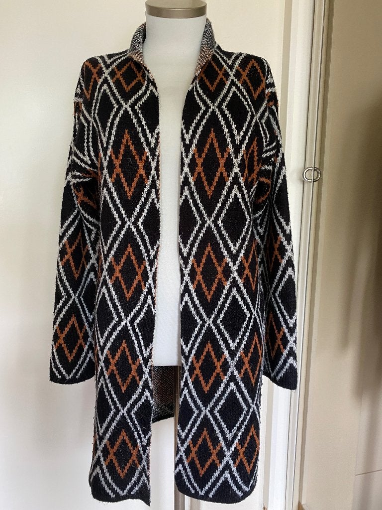 vest Vangelica M/L zwart/brique/creme, Maat 38/40 (M), Zwart, Vangelica, Ophalen of Verzenden
