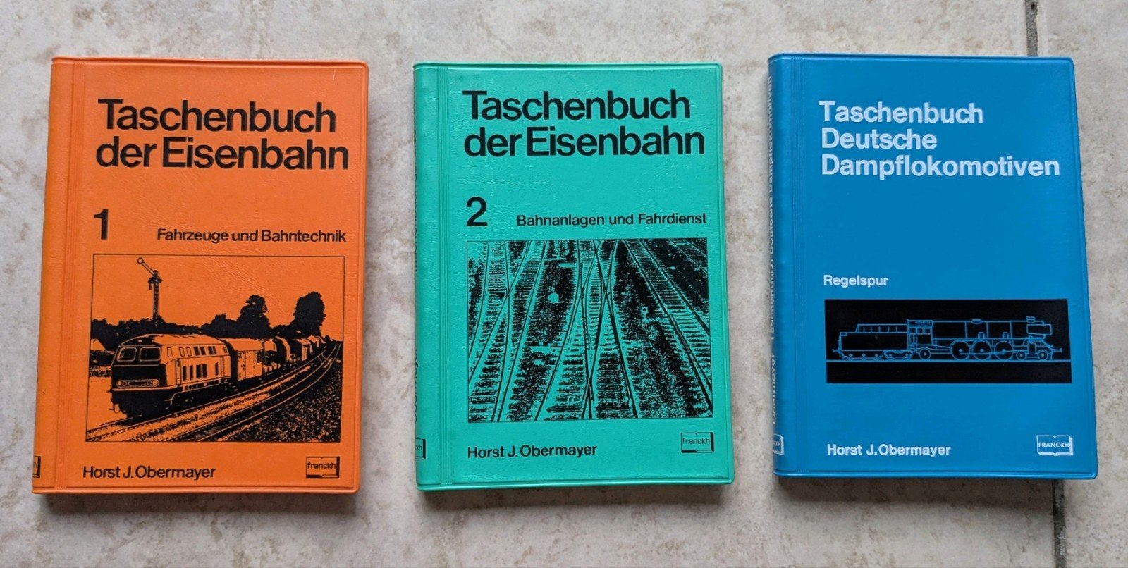 Taschenbuch der Eisenbahn & Deutsche Dampflokomotiven, Boeken, Techniek, Ophalen of Verzenden, Gelezen, Overige onderwerpen, Horst J. Obermayer