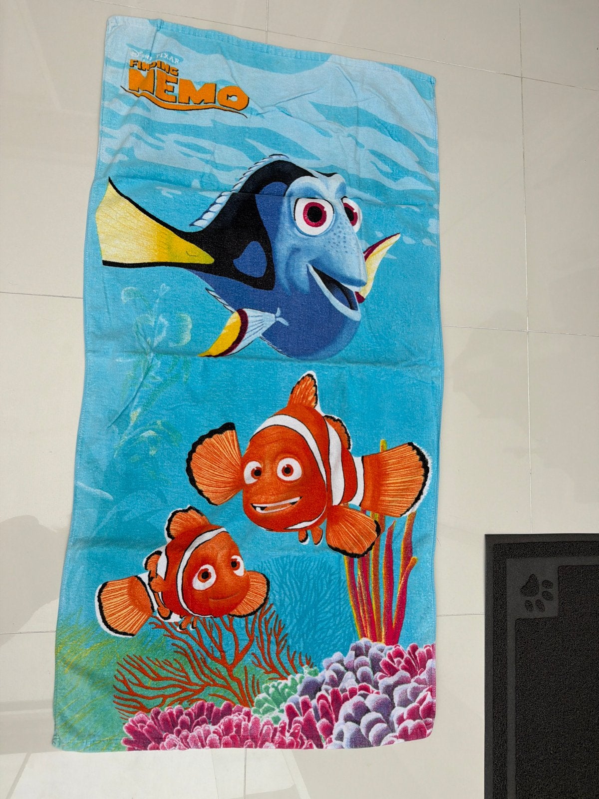 Finding Nemo Dory Strandlaken Kinderhanddoek, Ophalen of Verzenden, Gebruikt, Jongen of Meisje