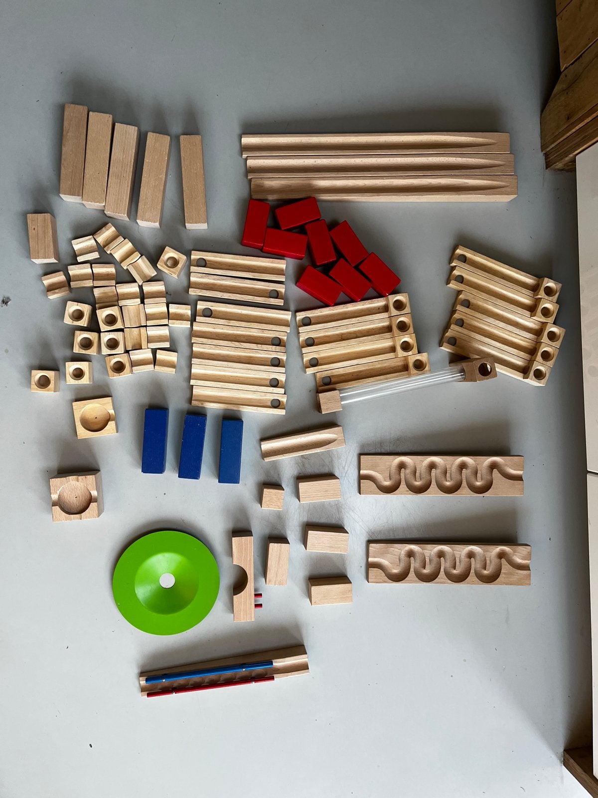 Haba bouwblokken knikkerbaan - Zeer uitgebreide basisset, Kinderen en Baby's, Speelgoed | Houten speelgoed, Ophalen of Verzenden