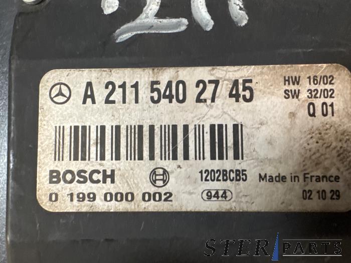 Accu controle module van een Mercedes E-Klasse, Gebruikt, -, Ophalen of Verzenden, -