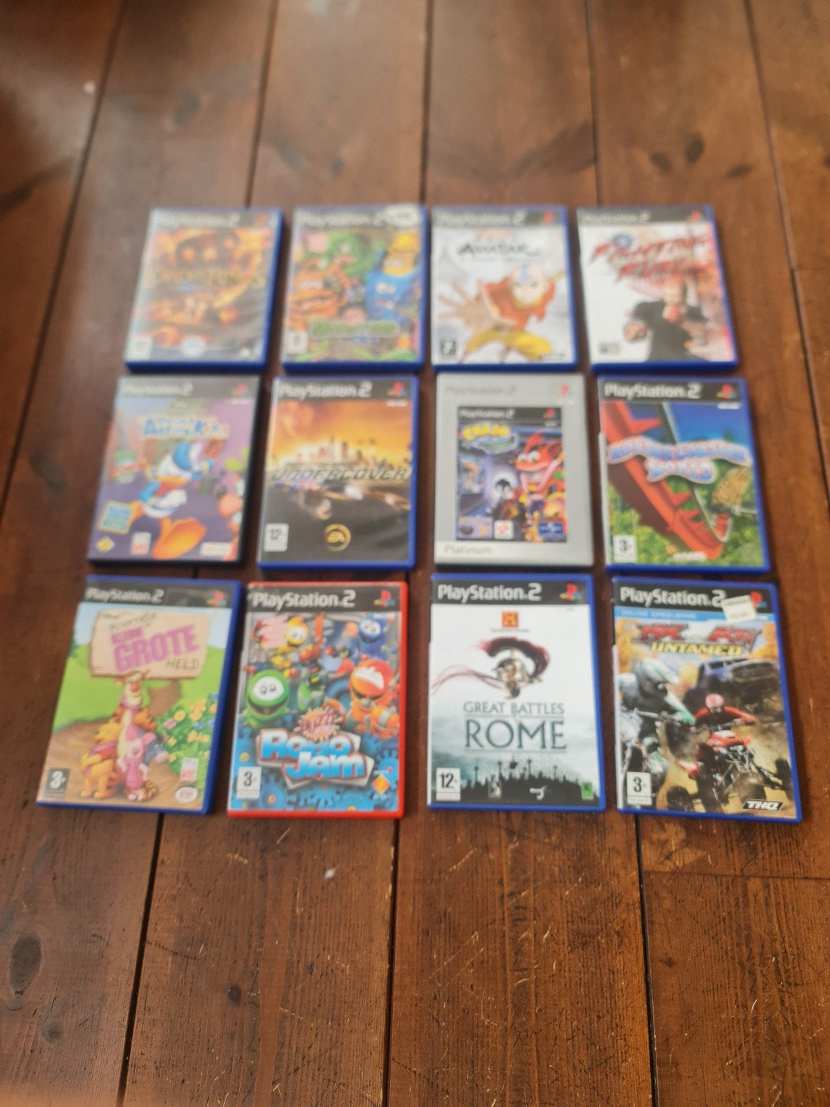 12 PlayStation 2 spellen, Spelcomputers en Games, Avontuur en Actie, Gebruikt, 1 speler, Ophalen of Verzenden