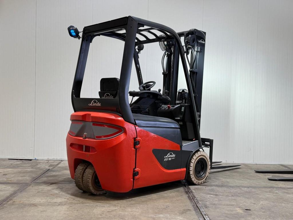 Linde EG16 NIEUWSTAAT [[12,5 UUR]] Triplex 4,6M Accu 2025 4x, 1000 tot 2000 kg, Elektrisch, Heftruck, Linde