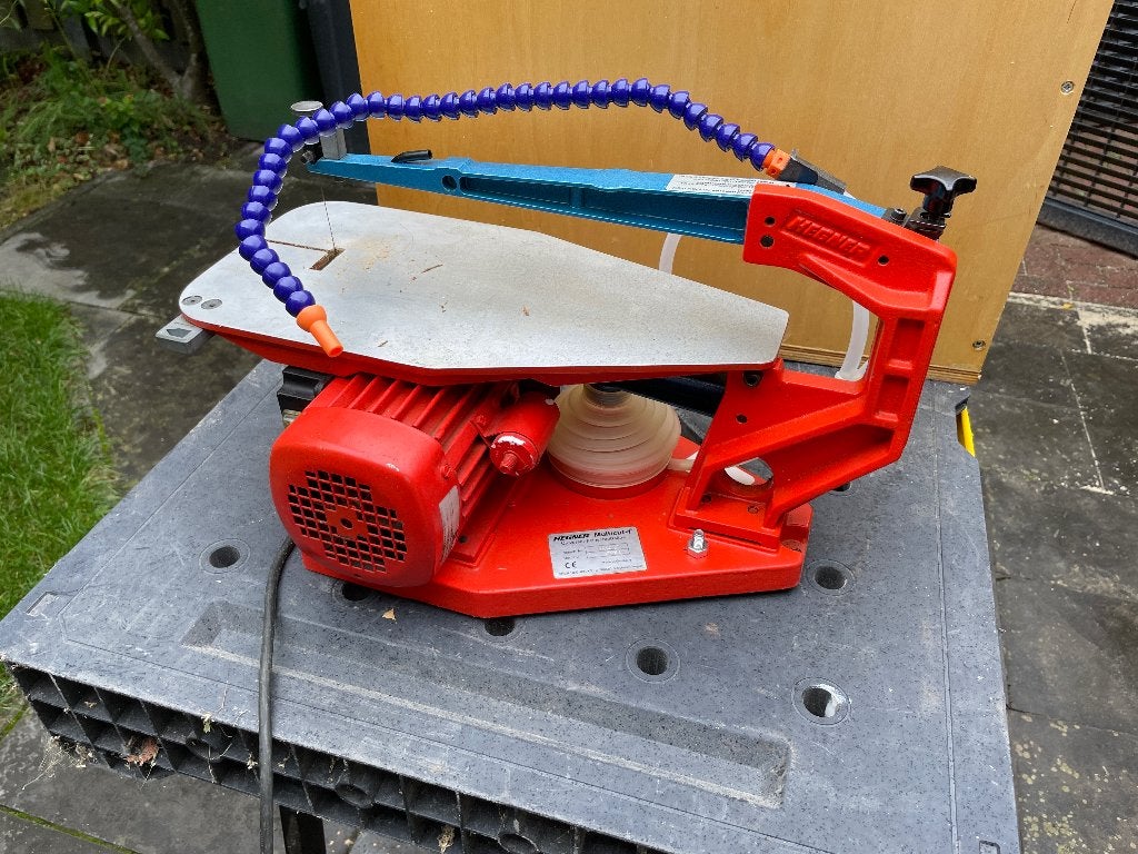 Hegner Multicut figuurzaagmachine, Ophalen, Gebruikt, Hegner, 30 tot 70 mm